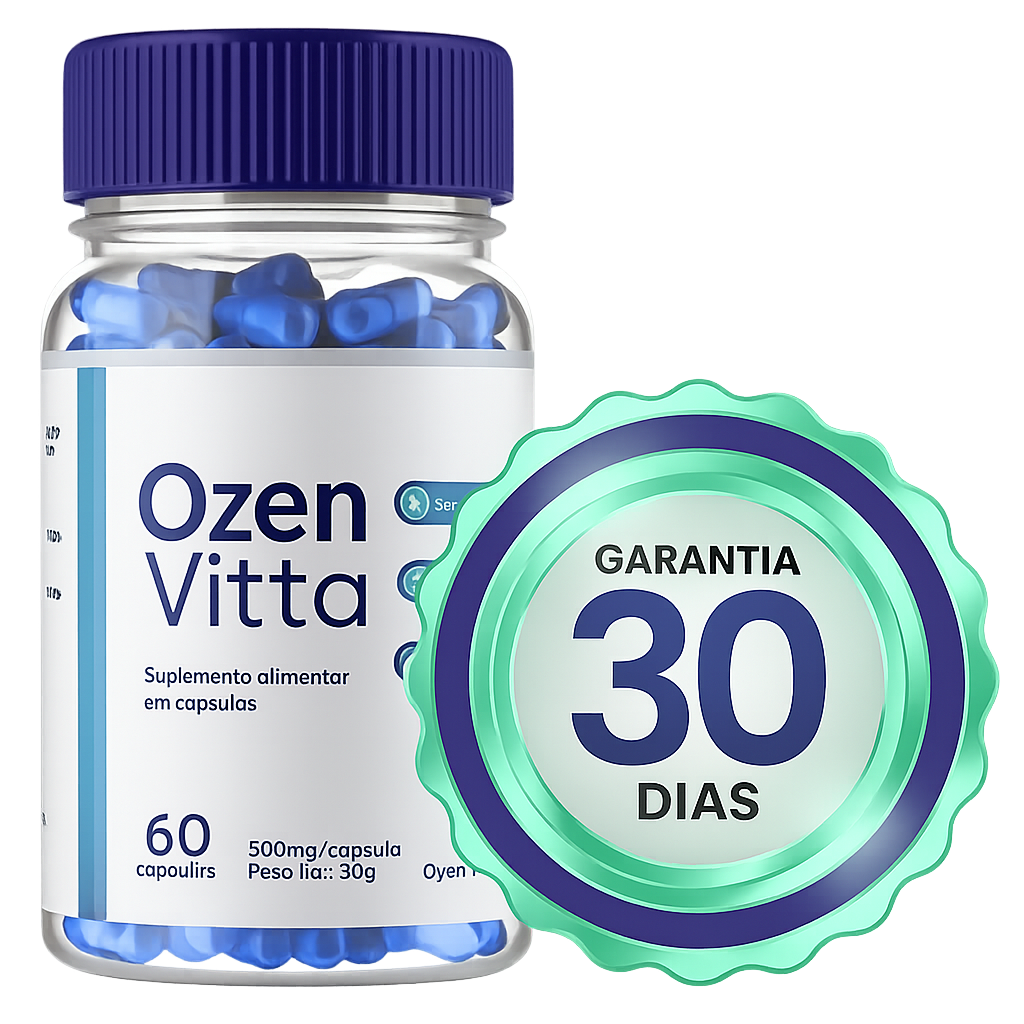 Frasco OzenVitta 60 cápsulas 575mg